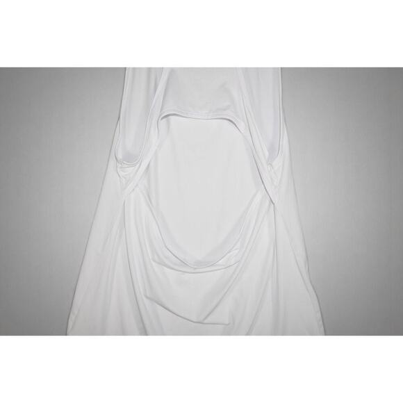 Gymshark White Workout Tank Top Womens Size M | Stringer Racerback Athletic Gym - Picture 9 of 12